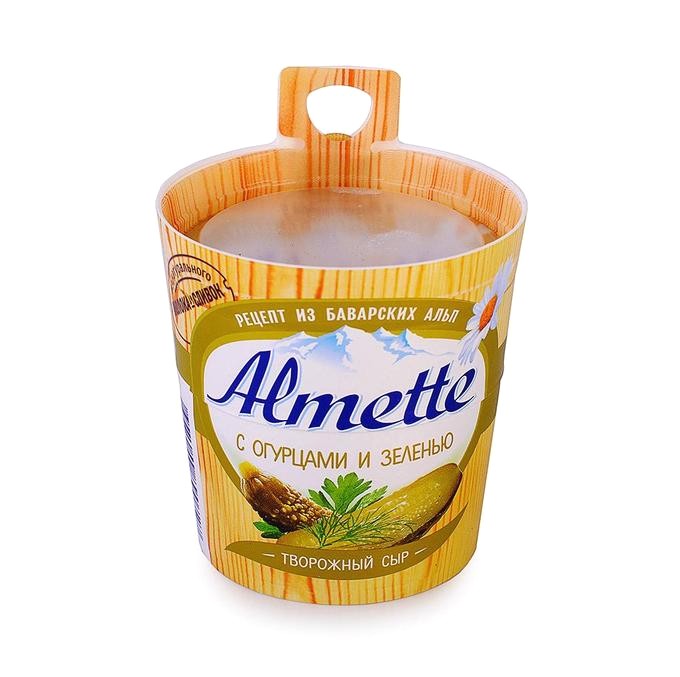 Сыр творожный Almette с огурцами и зеленью 60% 150г