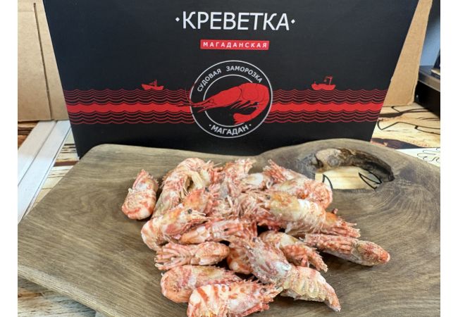 Креветки гренландские Морской дракон 70/90 Магадан рыба