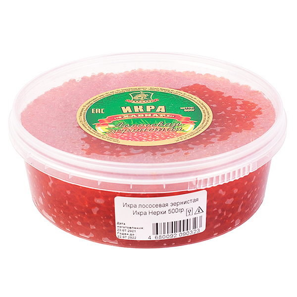 Красная икра нерки, 500 г  2025